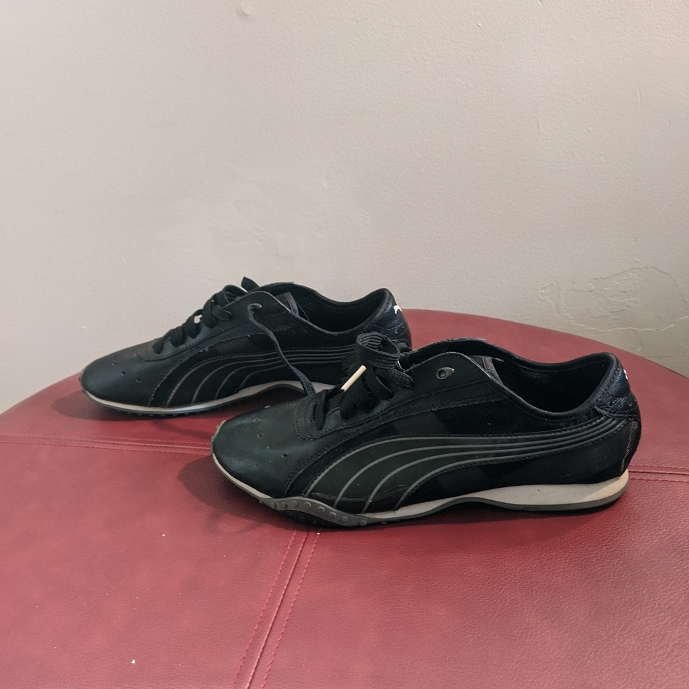 Puma leather and mesh sneakers - Picture 2 of 8